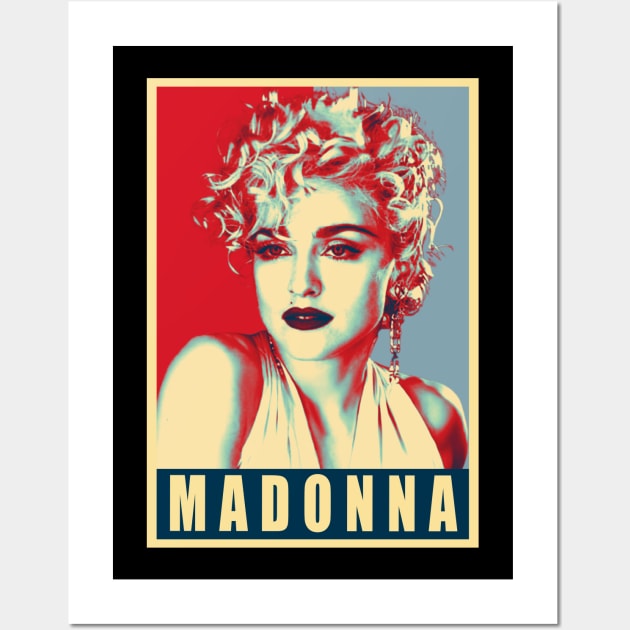 Material Girl Magic Vintage Madonnas Vibes Wall Art by Church Green